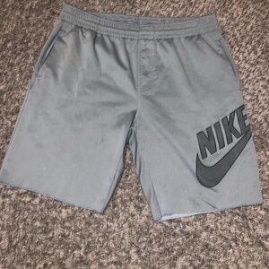 Nike SB Men's Athletic Shorts in Gray with Black Logo